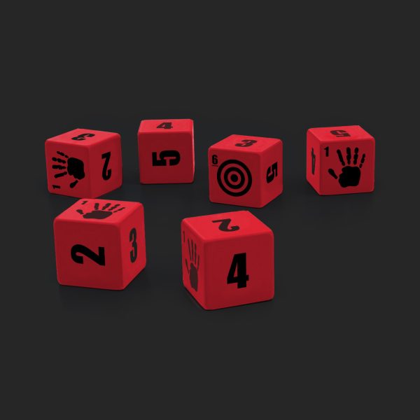 Cyberpunk RED rulebook + Cyberpunk RED RPG Dice Set