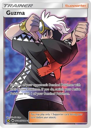 PSA Graded - Guzma (Full Art) (SV84/SV94) [Hidden Fates: Shiny Vault]