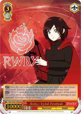 Ruby: Vytal Festival (RBR) - RWBY (RWBY/WX03)