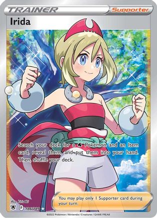 PSA Graded - Irida (Full Art) (186/189) [SWSH10: Astral Radiance]