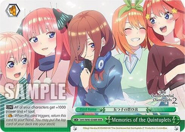 Memories of the Quintuplets (RRR) - The Quintessential Quintuplets 2 (5HY/W90)