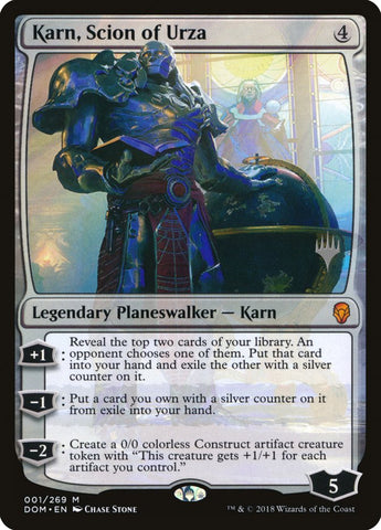 Karn, Scion of Urza (Promo Pack) [Dominaria Promos]