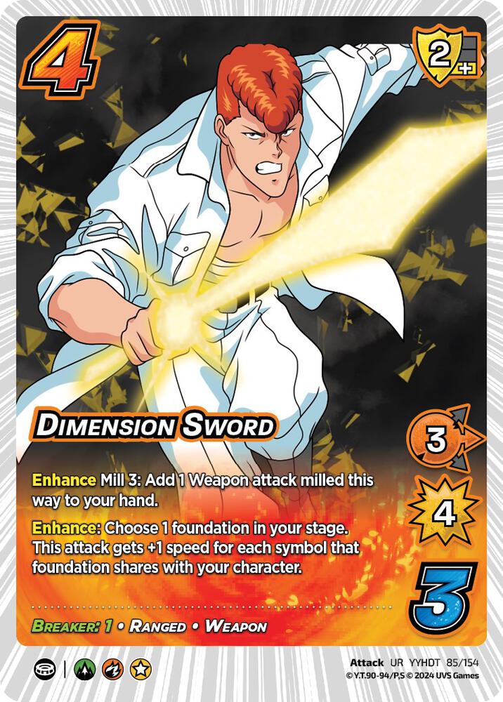 Dimension Sword [Yu Yu Hakusho: Dark Tournament]