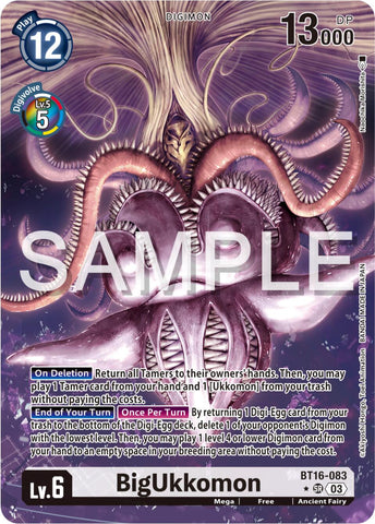 BigUkkomon [BT16-083] (Alternate Art) [Beginning Observer]