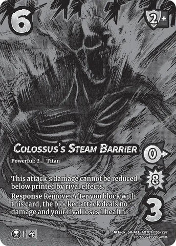 Colossus's Steam Barrier (Alternate Art) [Attack on Titan - Battle for Humanity]