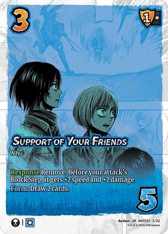 Support of Your Friends [Challenger Series: Attack on Titan - Battle for Humanity]