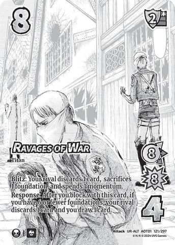 Ravages of War (Alternate Art) [Attack on Titan - Battle for Humanity]