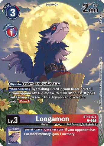 Loogamon [BT15-071] (Legend Pack 2024) [Exceed Apocalypse]