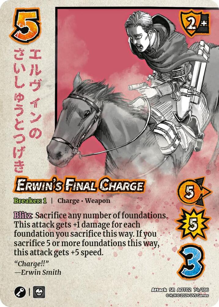 Erwin's Final Charge [Attack on Titan - Origins of Power]