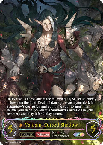 Valdain, Cursed Shadow (Evolved) (BP07-U04EN) [BP07: Verdant Steel]