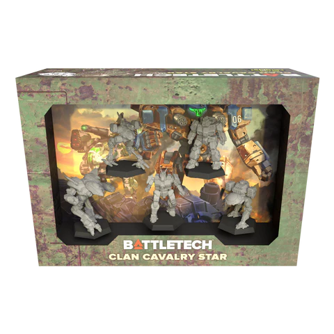 BattleTech: Clan Cavalry Star Miniature Pack