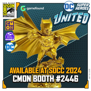 DC United SDCC Con Exclusive Gold Batman