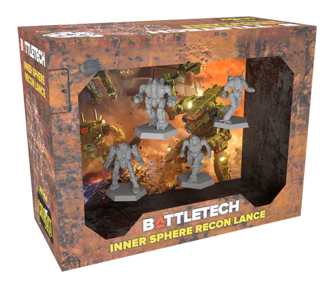 BattleTech: Inner Sphere Recon Lance Miniature Pack