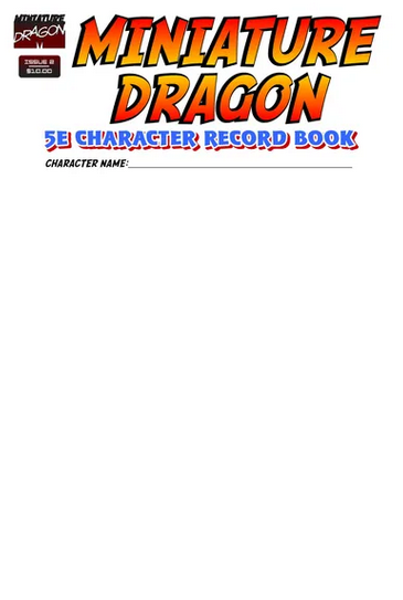 Miniature Dragon Record Books