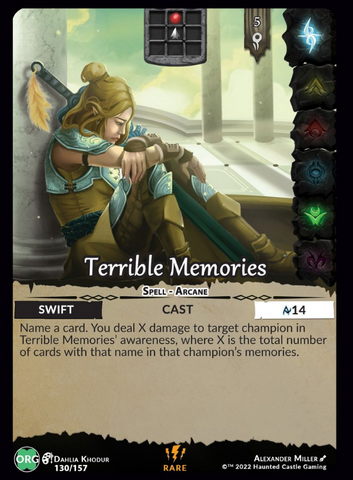 Terrible Memories [Origins 130/157]