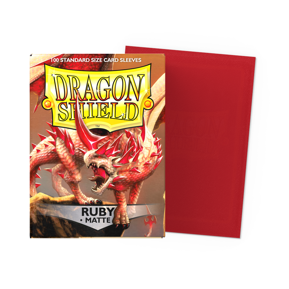 Dragon Shield: (100) Matte Card Sleeves & Box - Basics