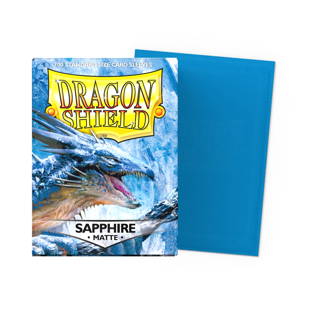 Dragon Shield: (100) Matte Card Sleeves & Box - Basics