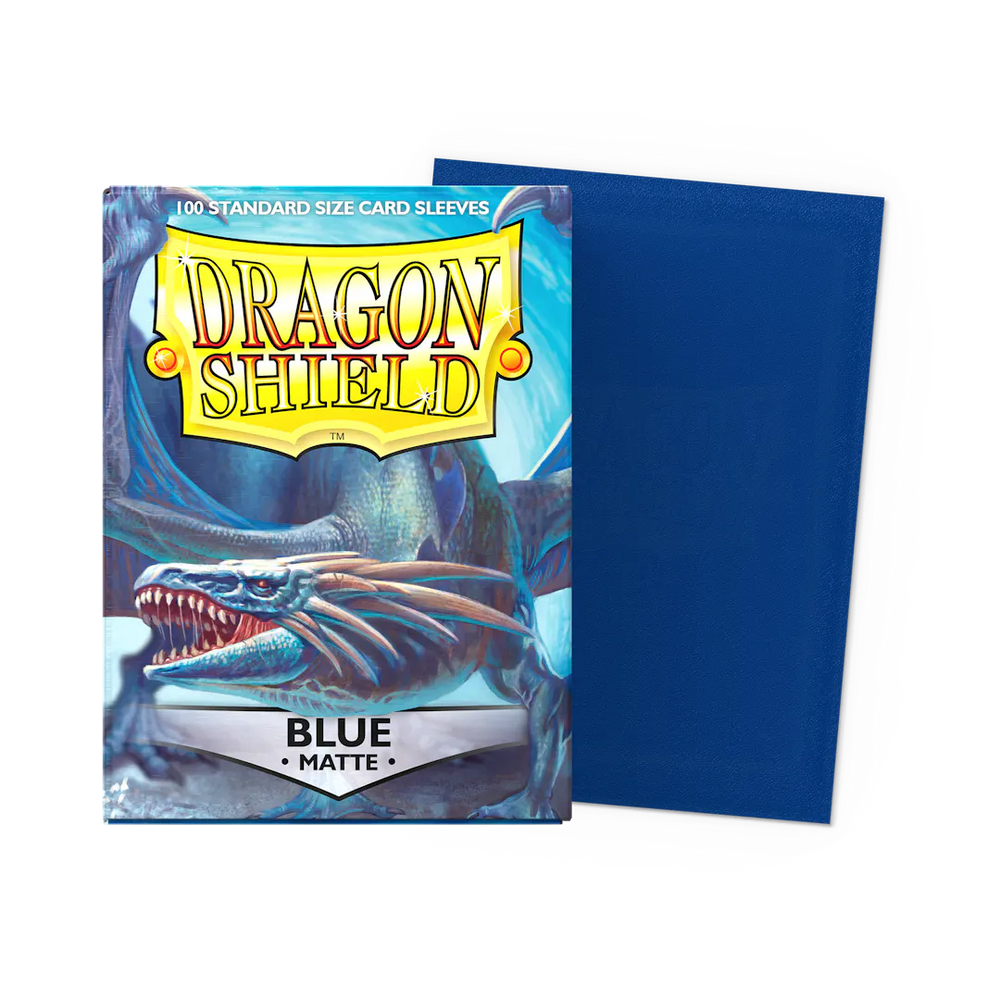 Dragon Shield: (100) Matte Card Sleeves & Box - Basics