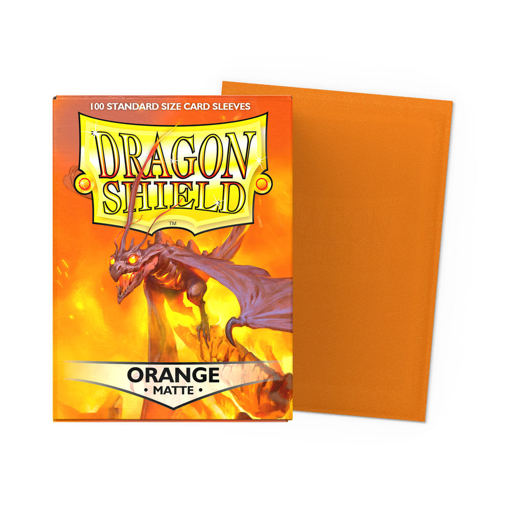 Dragon Shield: (100) Matte Card Sleeves & Box - Basics