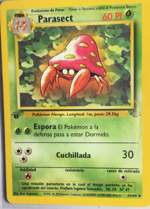 Parasect (41/64) [Spanish Pokemon Card, Jungle Set]