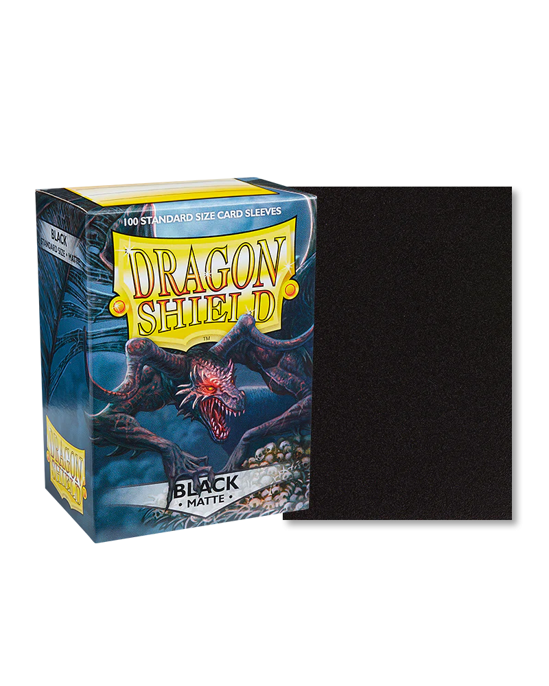 Dragon Shield: (100) Matte Card Sleeves & Box - Basics