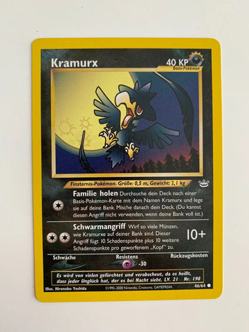 Murkrow "Kramurx" (46/64) [German Pokemon Card]