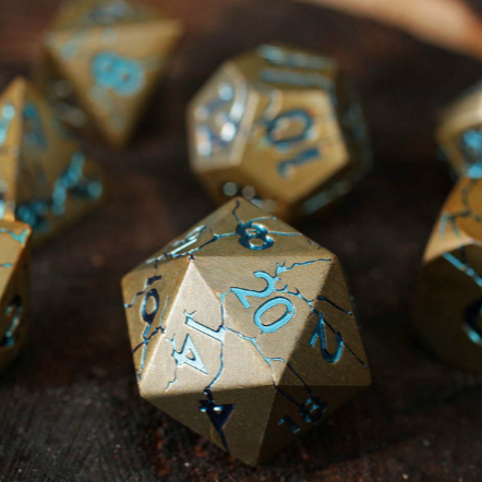 Forged Gaming: Metal Dice Sets - Cracked