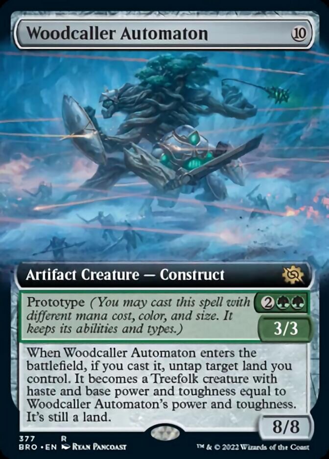 Woodcaller Automaton (Extended Art) [The Brothers' War]