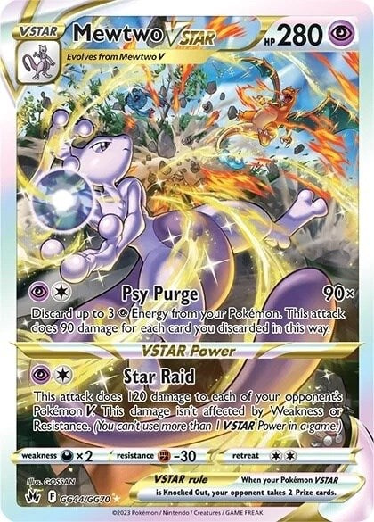 PSA Graded - Mewtwo VSTAR (GG44/GG70) [Sword & Shield: Crown Zenith]