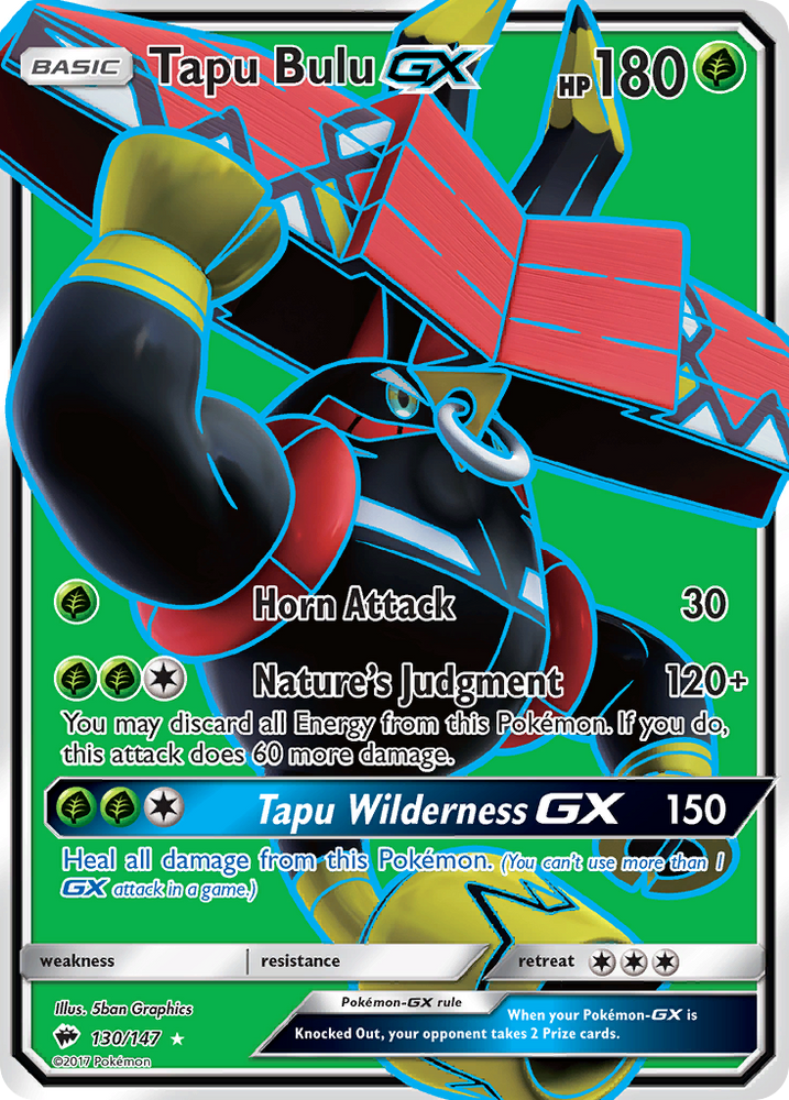 Tapu Bulu GX (130/147) [Sun & Moon: Burning Shadows]