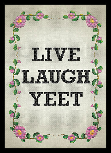 Legion Card Sleeves - "Live Laugh Yeet"