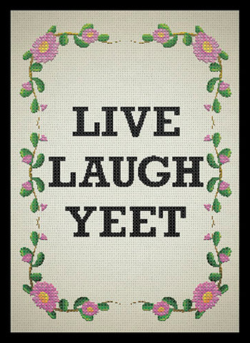 Legion Card Sleeves - "Live Laugh Yeet"