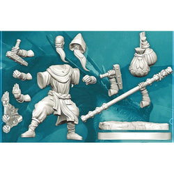 D&D Frameworks: Human Fighter Male - Unpainted and Unassembled – WizKids