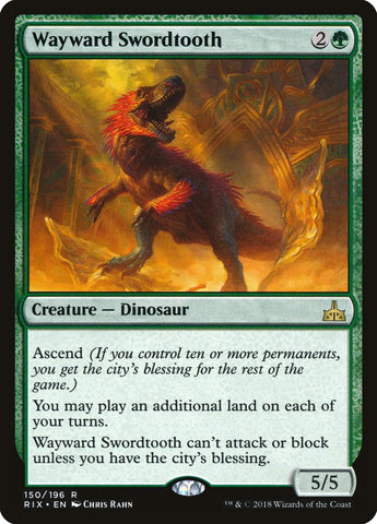 Wayward Swordtooth [Rivals of Ixalan]