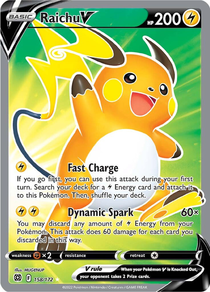 PSA Graded - Raichu V (158/172) [Sword & Shield: Brilliant Stars]